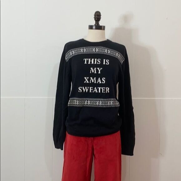 Graphic “Ugly” Christmas Sweater - Picture 1 of 5